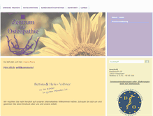 Tablet Screenshot of osteopathie-vollmer.de